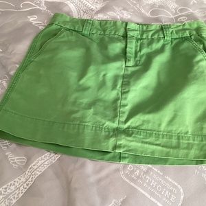 GAP Bright Green Mini Skirt